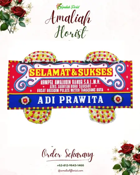 Papan Bunga Ucapan Selamat Bantar